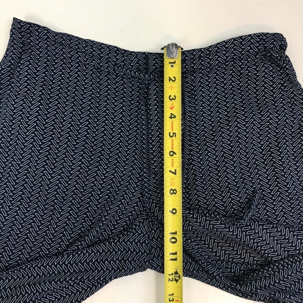 High Waist Wide Leg 100% viscose Navy pants size4 - Picture 11 of 12